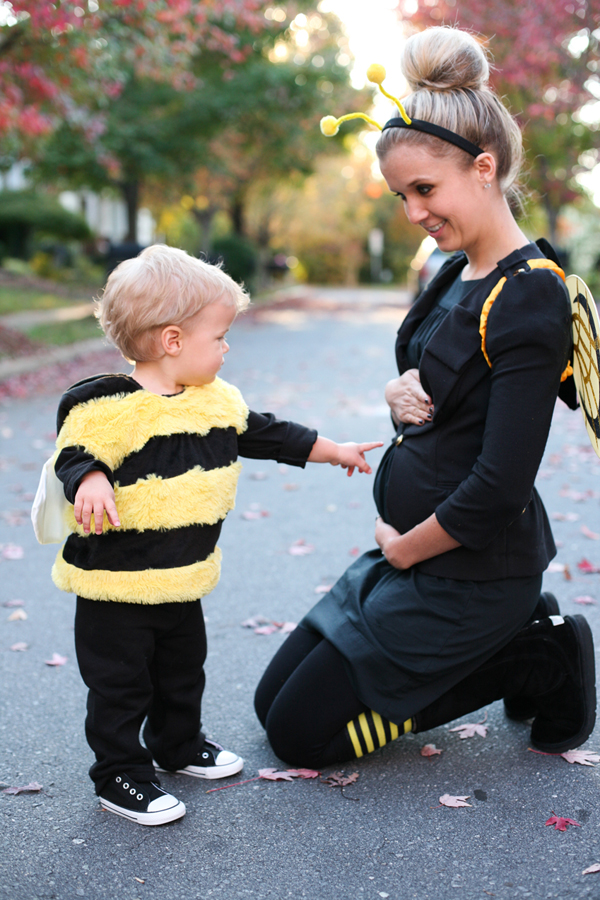 Adorable Handmade Costumes for Siblings: Bee Keeper & Honeybee